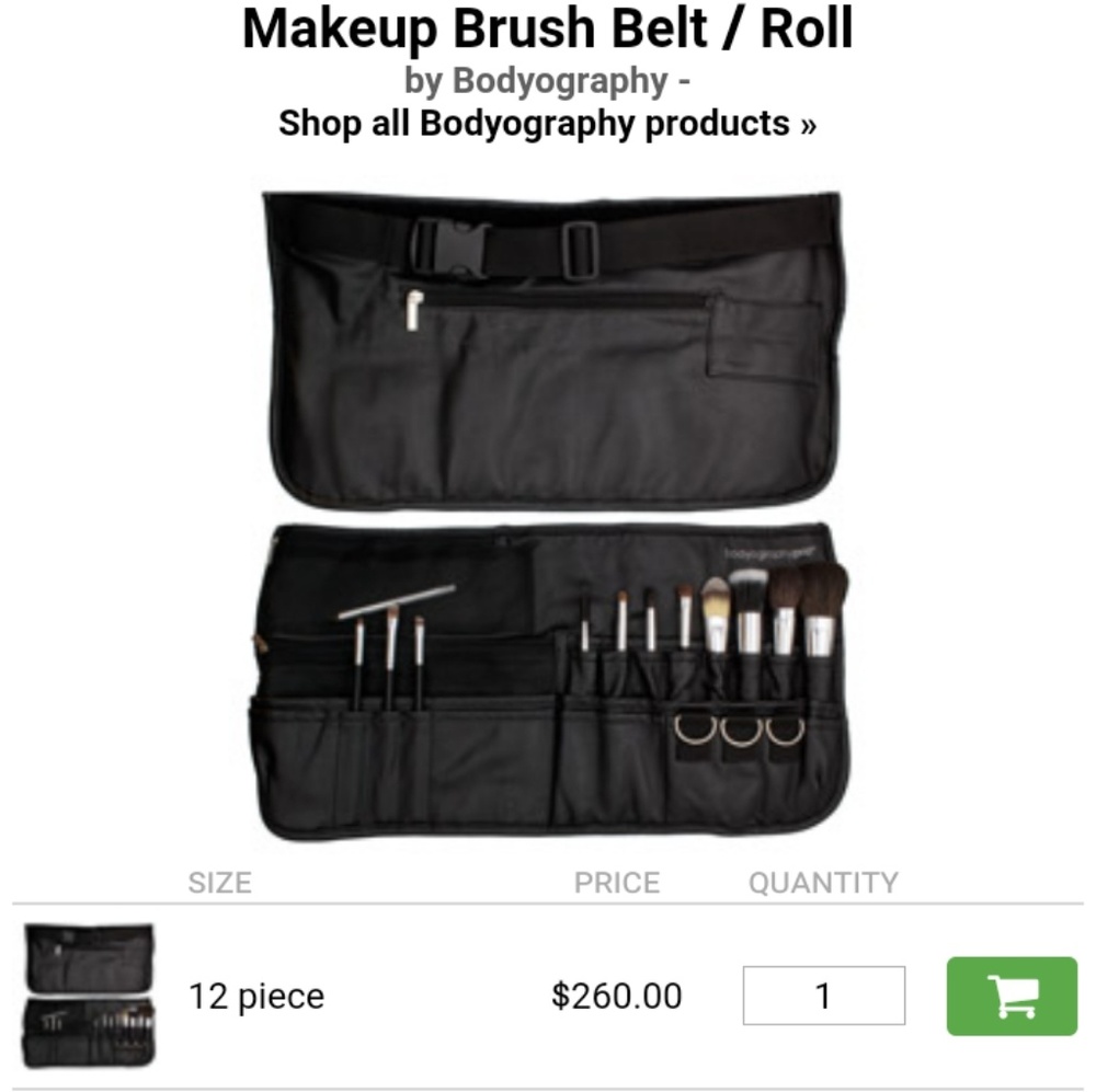 Real Leather Makeup Tool Belt!